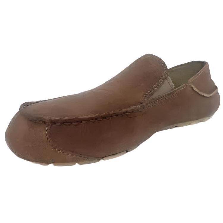 UGG Upshaw Sheepskin Gommino Loafers Men's Earth Umber 1015607-MLE