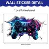 3D Gaming Wall Sticker Self-Adhesive Game Room Decor Gamer Bedroom Wall Decal
