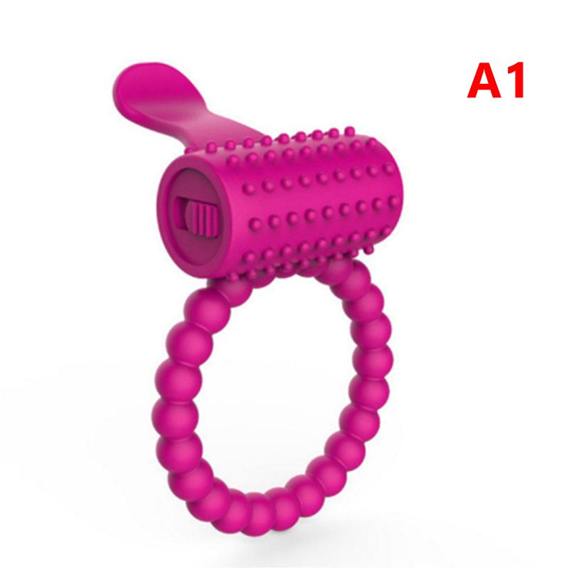 Delayed Ejaculation Cock Penis Ring Soft Silicone Adult Sex Toys Dick Penis Vibrators Ejaculation Cock Ring Vibrating For Men
