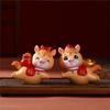 Artistic Resins Horse Miniature Statue Traditional Zodiacs Design Desktop Decoration Chinese New Year Holiday Gift