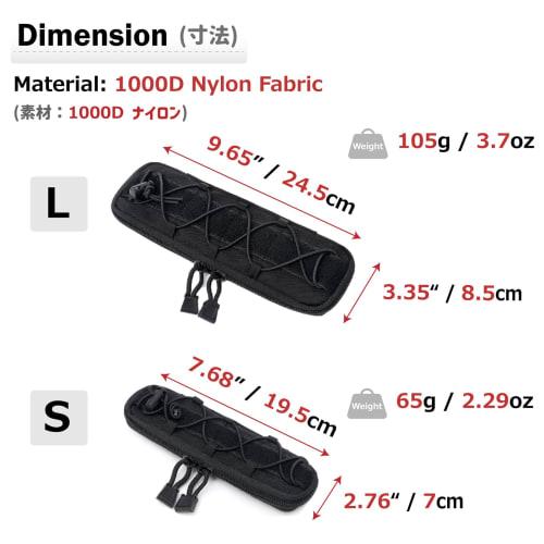 Azarxis Military Molle Knife Case, Knife Cover, Holder, Storage Pouch, Knife Sheath, EDC Pouch, Utility Pouch for Airsoft, Tactical, and Outdoor Use (