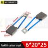 Forklift DC Motor Carbon Brush for Steering Electric Vehicle - Sizes: 6X16, 8X20, 10X20, 12.5