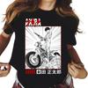 New Fashion Akira Anime Printed Cotton Women's Y2k T-shirt Casual Manga K Otomo Tokyo Short Sleeve Round Neck Plus Size T-shirt
