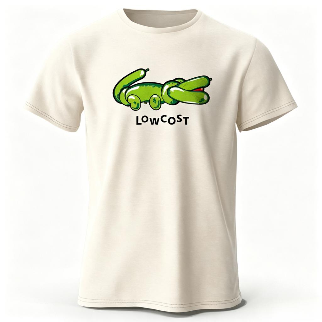 Unisexs Joke The Lowcost Printed TShirt Cotton Funny Graphic Tees Summer Tops Casual Streetwear Unisexs Clothing Womens T Shirt