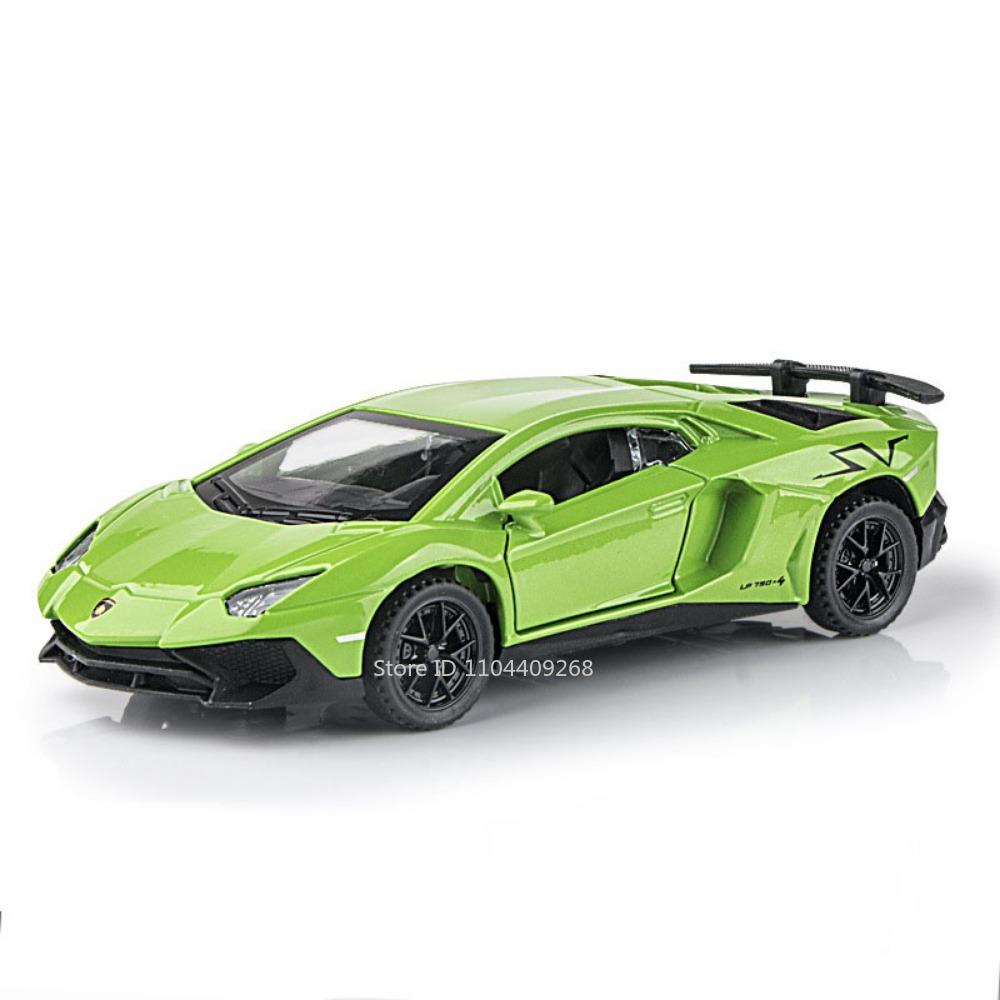 1:32 Lambor Lp750 Divo Police Car Model Toy Alloy Diecast Simulation Doors Opened Sound Light Sport Cars Models For Boys Gifts