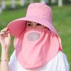 Sun Protection Widebrim Hat For Women With Breathable Cotton Polyester Fabric Summer Sunshade Cap For Gardening And Cycling