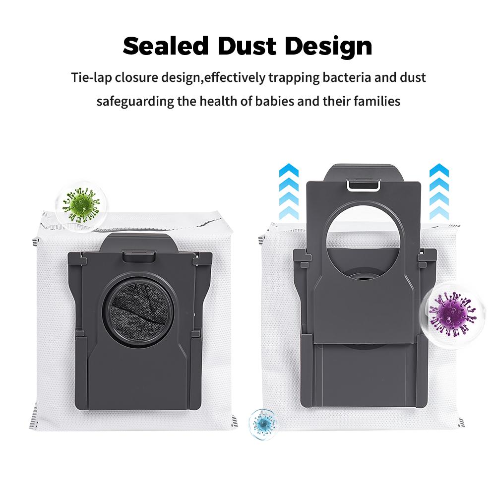 Main Brush Filter Mop Cloth Bag For Dreame X50 Ultra /X50 Pro/S40 Enhanced/X50 Master/L40S Pro Ultra /L50 Pro Ultra/ MOVA V50 Ultra/X40 Pro Enhanced
