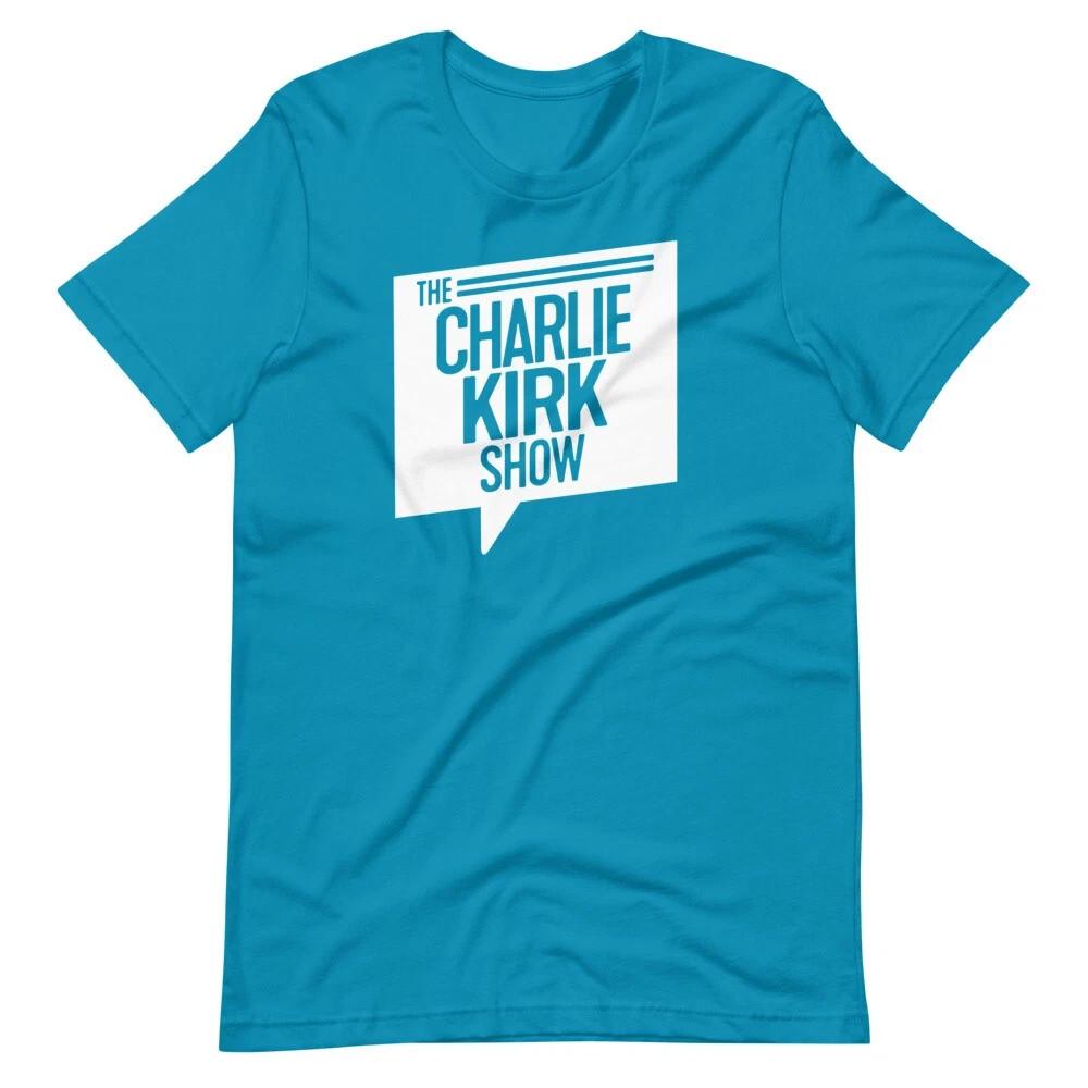 The CHARLIE KIRK Show Podcast Short-Sleeve Unisex T-Shirt . Rip CHARLIE KIRK Unisex T-Shirt XXXL