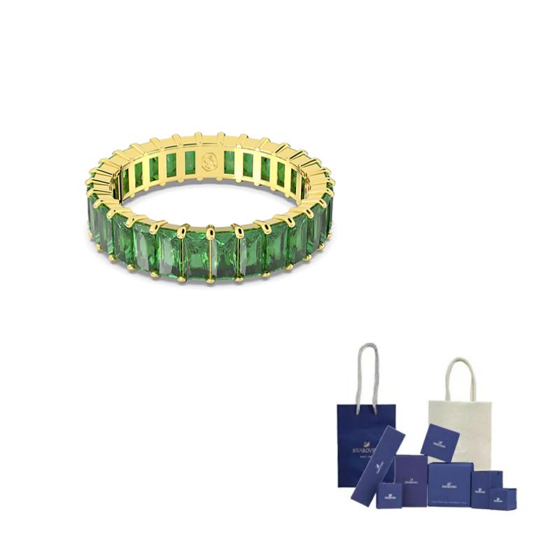 Previous Season Matrix crystal-embellished ring 52-Original Brand Box And Bag (Color Random) зелёный