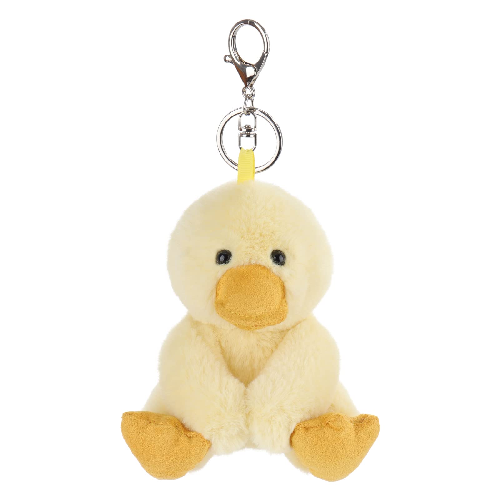 

Apricot Lamb Duck Cute Soft Keychain Plush Perfect for Boys and Fits Kids Backpacks and 10cm Toy, Girls, Purses,