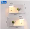 Lux Minimalist USB Touch LED Wall Lamp, Three-Color Dimmable, 12W, Bedroom Bedside Reading Light