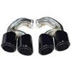 Porsche Cayenne GTS Black Quad Tailpipe Trim (11-24 Years)