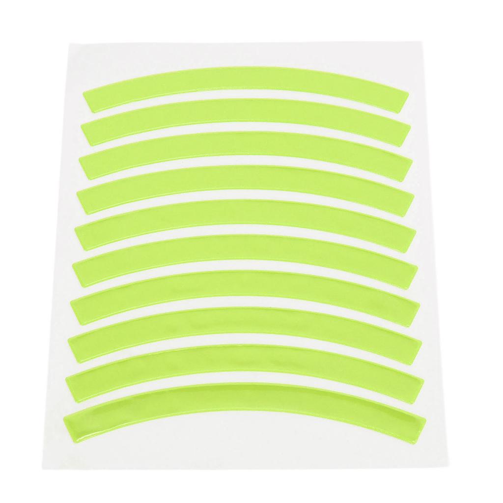 Kids Balance Bicycle Reflective Stickers Bike Wheel Adhesive Decals Tape Safety Strips Balance Bicycle Accessories