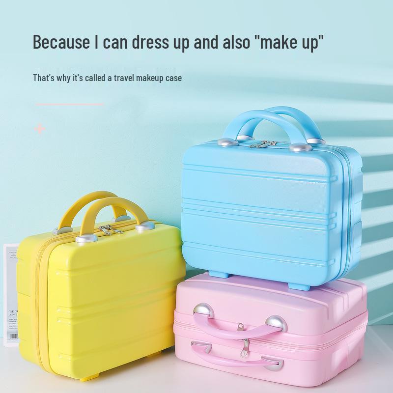 Customizable Logo 12-Inch Makeup Case & 14-Inch Carry-on Suitcase Set