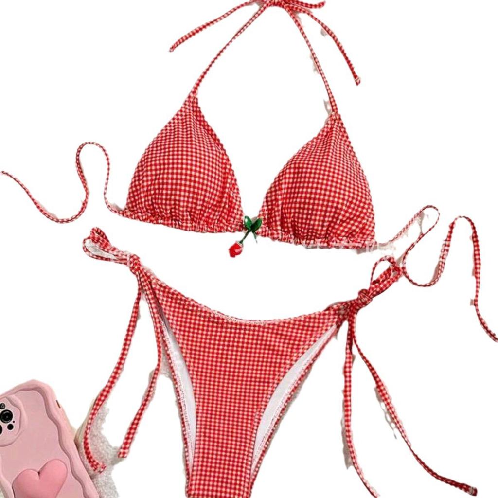 2024 Mašličkové Ins Bikini: Sexy plavky na plážovou dovolenou