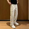 New Trendy Ruffian Handsome Versatile Casual Pants Summer Men's Personality Fashionable Simple Men's Tooling Solid Color Comfortable