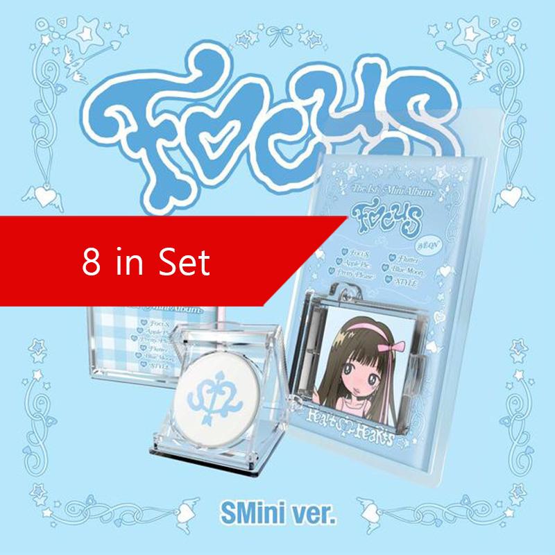 

[ПРЕДЗАКАЗ] Hearts2Hearts Мини-альбом 1 [FOCUS] (СМини Вер.) (Умный альбом) 8 in Set