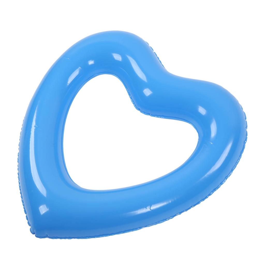 Heart Shaped Swimming Circle 45cm Thick Tear Resistant PVC Material Inflatable Pool Float Rings for Pool Party Beaches