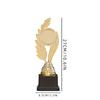 24/27/30 cm Pokal Plast PP Guld Design Prispokal Mini Storlek Kreativ Formad Prispokal Sång Dans