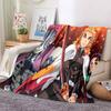 Japanese manga artist Koyoharu Gotouge's Demon Slayer blanket Soft and portable four season home bed,  office travel, lunch break, warm blanket K24