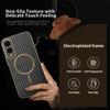 For Samsung Galaxy S25 Edge Phone Case Carbon Fiber Textured Electroplated TPU Back Cover