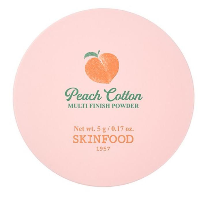 

Skinfood Персиковая хлопковая многофункциональная пудра Белая 5 г / 15 г – Контроль себума и мягкий матовый финиш 5 g