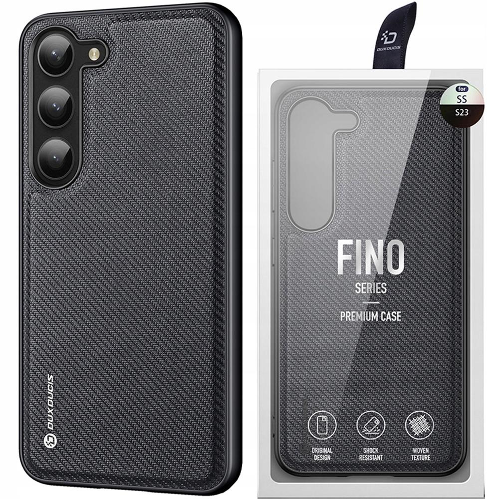 Dux Ducis Fino Etui Samsung Galaxy S23+ Pokrowiec Z Silikonową Ramką Czarne