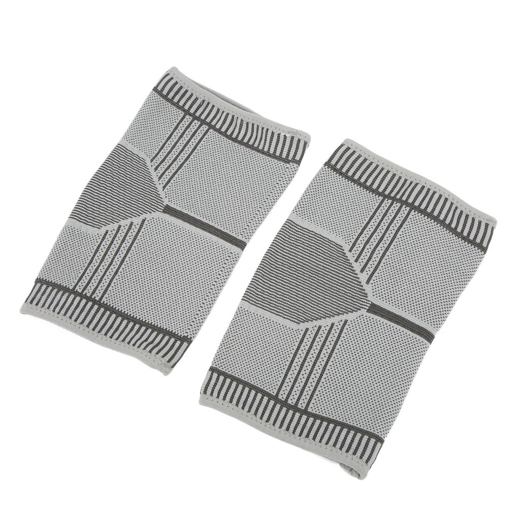 1 Pair Graphene Elbow Pads Elbow Joints Warmer Sleeves for Outdoor Sports Lattice Heating M