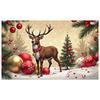 Christmas Ornament Red Ornaments Christmas Banner Reindeer Banner Reindeer Design Christmas Decor For Festive Display New Year