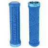 WFS World Map MTB Grips Single Clamp Ergonomic Mountain Bike Handlebar Grips Comfortable Vibration Damping for and Downhill Blue Lock-On – Non-Slip –