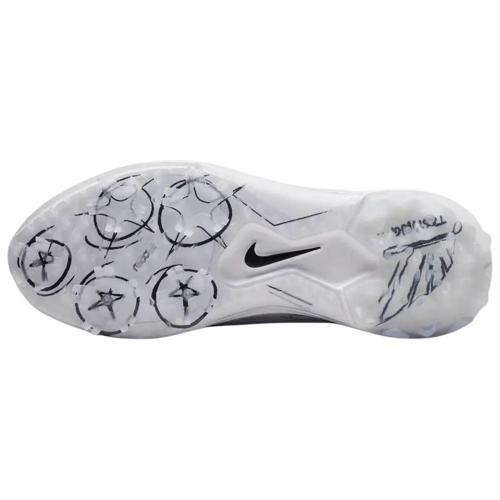 Nike PEGASUS 1 Scarpe da Golf Impermeabili con Supporto Unisex Bianco Argento IR3241-100