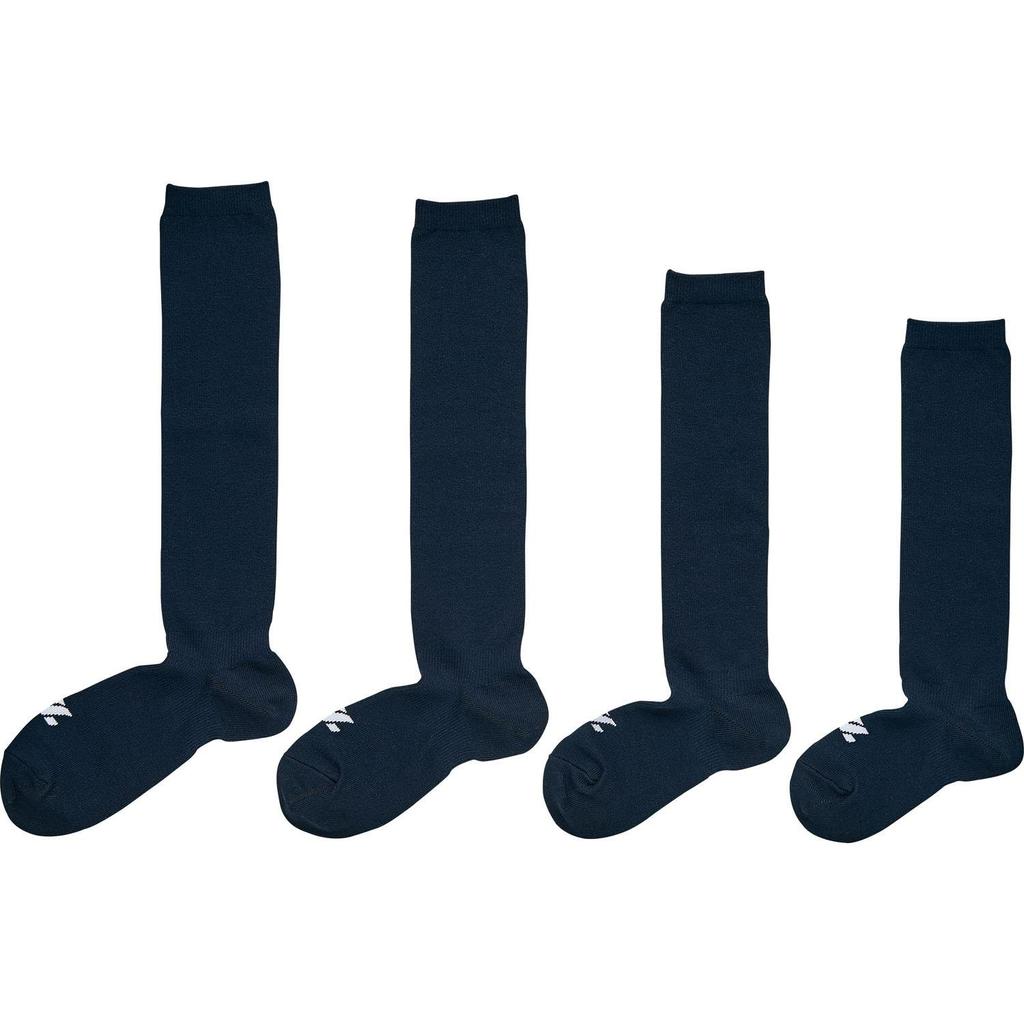 Zett Color Long and Navy Sizes Sizes 3-Pair Socks, Undersocks, Socks, Knee-High Socks, (2900), BK03CL, 24-27cm