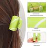 Acetic Acid Tennis Racket Design Hair Caw Shark Clip, Fashionable Headwear Accessory For Girls