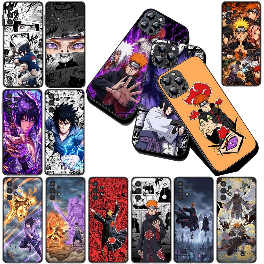 Cover for OPPO A80 A18 A16 A40 A17 A15 A38 A78 A79 A54 A57 A12 A60 5G 4G Casing Phone Case Cartoon konan Narutos Pain Sasuke