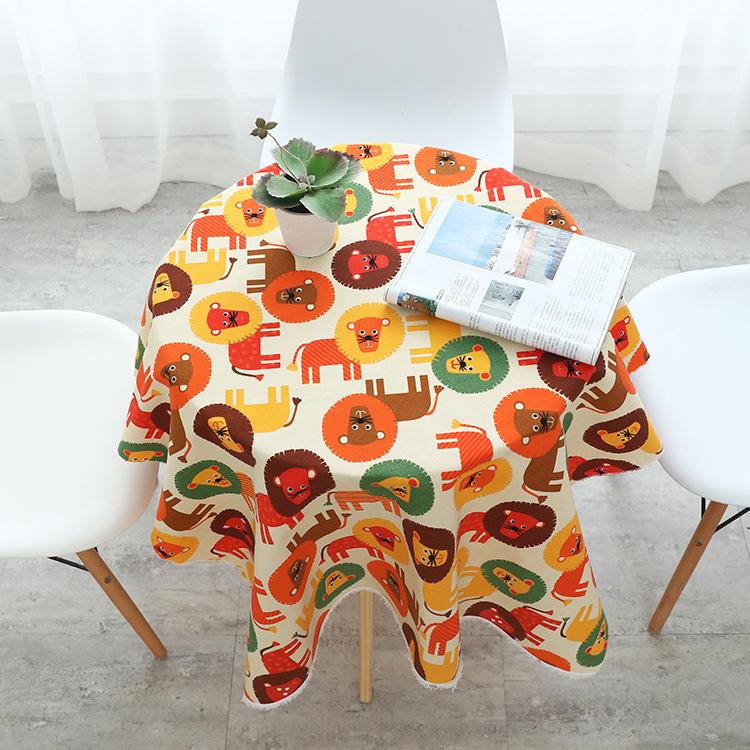 Ekologická šifrovaná bavlněná polyesterová květinová plátnová tkanina na polštáře, podložky pro domácí mazlíčky a venkovní stany