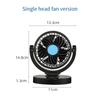 24V 12V 360 Degree All-Round Adjustable Car Auto Air Cooling Dual Head Fan Low Noise Car Auto Cooler Air Fan Car Fan Accessories