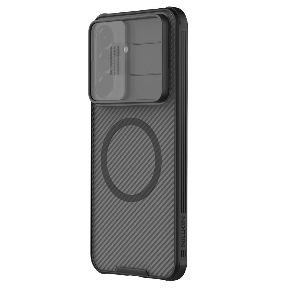 Nillkin Case for Samsung Galaxy A57 5G, CamShield Pro Magnetic, for MagSafe, Transparent / Black