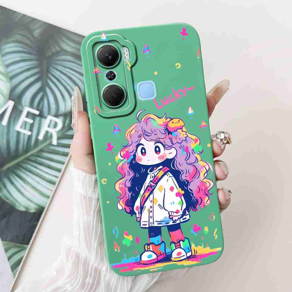 Hülle Für Infinix Hot 12 Pro X668C Schutzhülle Weich Schlank Niedliches Cartoon-Muster Abdeckung Für Infinix Hot 12 Hot12 Pro Handyhüllen Abdeckung