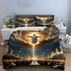"Heavenly Radiance Ascends Beautifully." Bedding Sets Duvet Covers Pillowcases(1* Duvet Cover 2* Pillowcases Without Duvet Insert)