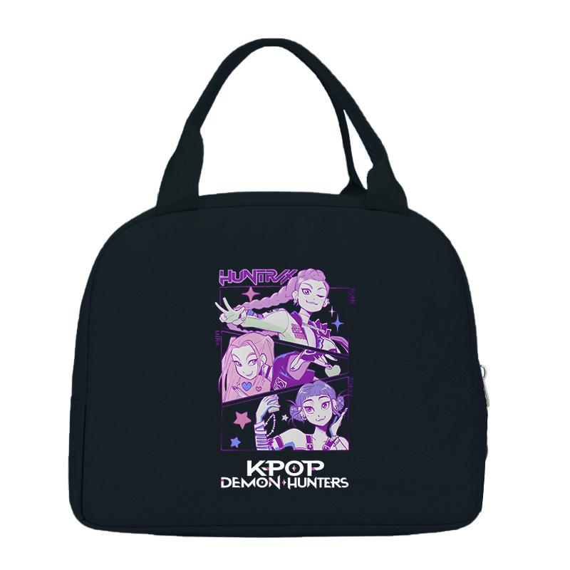 Cartoon Animation Academy Meal Bag Student Thermal Insulation Lunch Box Bag Office Workers Handheld Bento Bag