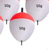 5 Brightly Colored Oval Shaped EVA Foam Fishing Buoys, High Buoyancy for Trout, Catfish, Bass And
