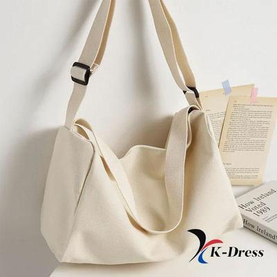2-color Daily Cross Canvas Eco Bag