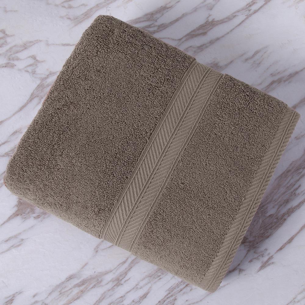 Pure Cotton Class A Soft Absorbent Embroidered Bath Towel - Luxurious, Thickened for Adults
