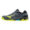 Mizuno Thunder Blade Versatile Comfortable Breathable Lightweight Training Shoes Unisex Sneakers Gray Green V1GA177047