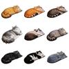 40*60cm Simulation Cat Floor Mat Bathroom Carpet  Living Room Tea Table Bedside