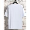 European Sizes Spring and Summer Short-sleeved T-shirt American Fashion Fashion Label Printed Men's Youth
