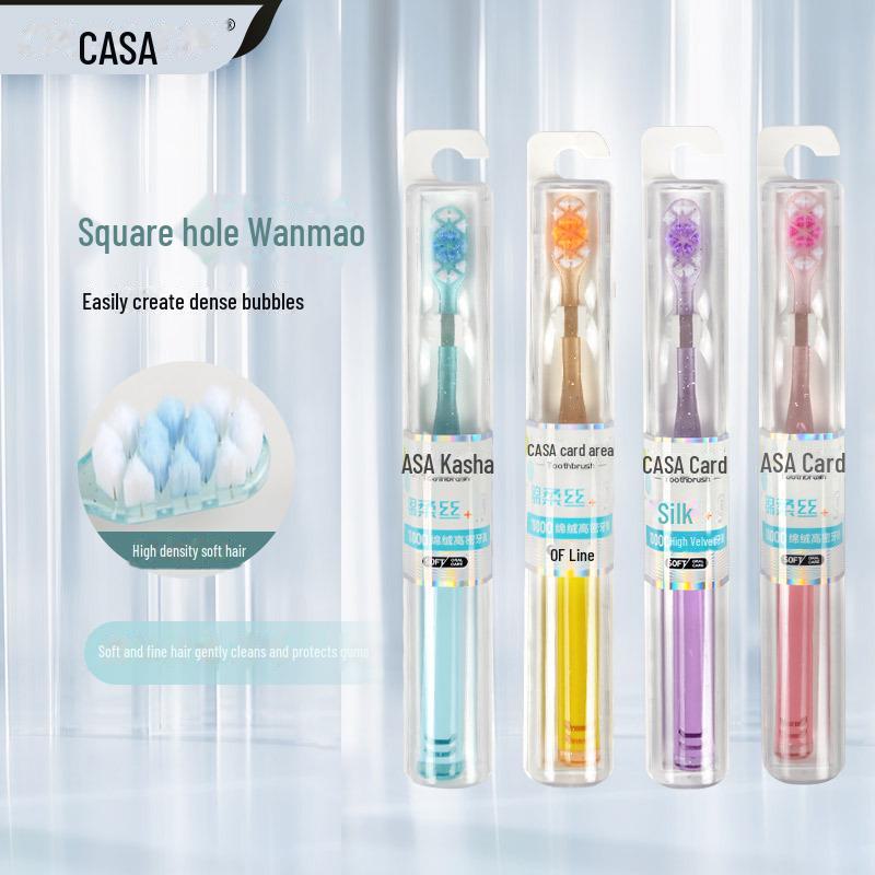 Kashawanmao Adult Soft Bristle Wide Head Toothbrush for Advanced Cleaning