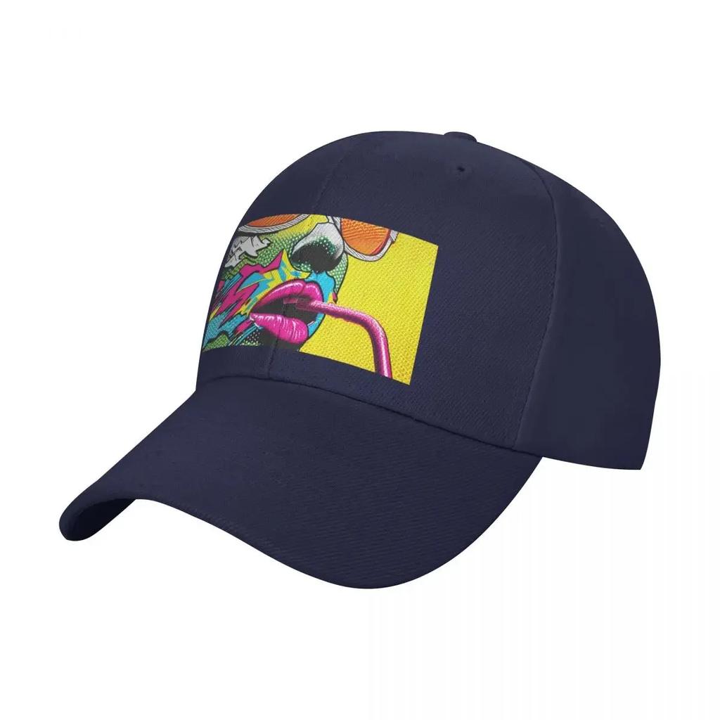 Neon Nostalgia A Sip of Synthwave Baseball Cap Sunhat Bobble Hat New Hat Uv Protection Solar Hat For Girls Mens