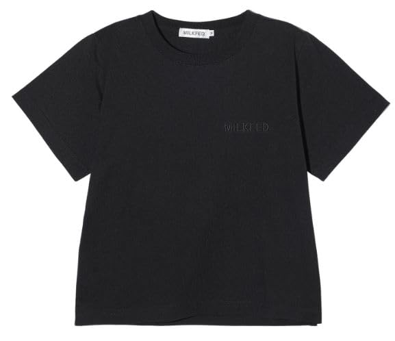 

Milkfed Casual STENCIL LOGO COMPACT BLACK Women s S/S TEE, чёрный
