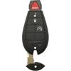 Replacement Key Fob Cover Case fit for 2008-2015 Dodge Ram 1500 2500 3500 Truck Chrysler Jeep Keyless Entry Remote Control Key Fob Shell